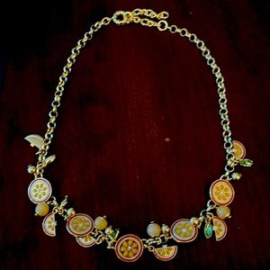 Talbots Orange You Glad necklace. Adjustable sizing. Free shipping